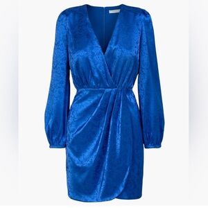 Adelyn Rae- Cocktail V-Neck Wrap Mini Dress